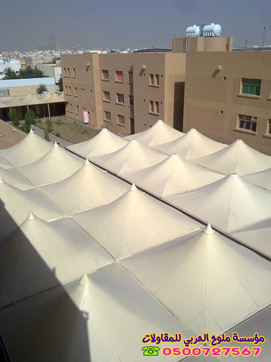 مظلات هرميةفي جدة بأفضل مواصفات المظلات الهرمية بجميع انواعها واشكالها 